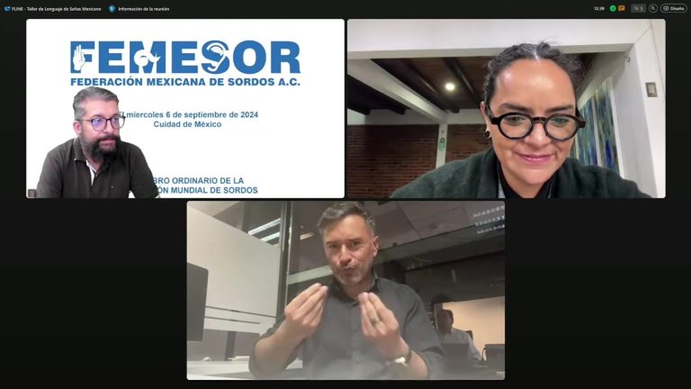 Rodolfo López Espinoza, Presidente de la Federación Mexicana de Sordos A. C.