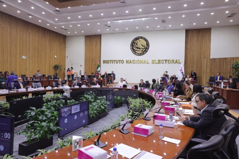 Sesión Extraordinaria del Consejo General. (Heriberto Pérez, fotógrafo INE)