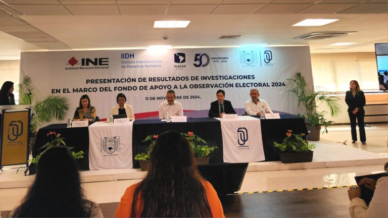 Presentación de resultados de las investigaciones en el marco del Fondo de Apoyo a la Observación Electoral FAOE 2024.