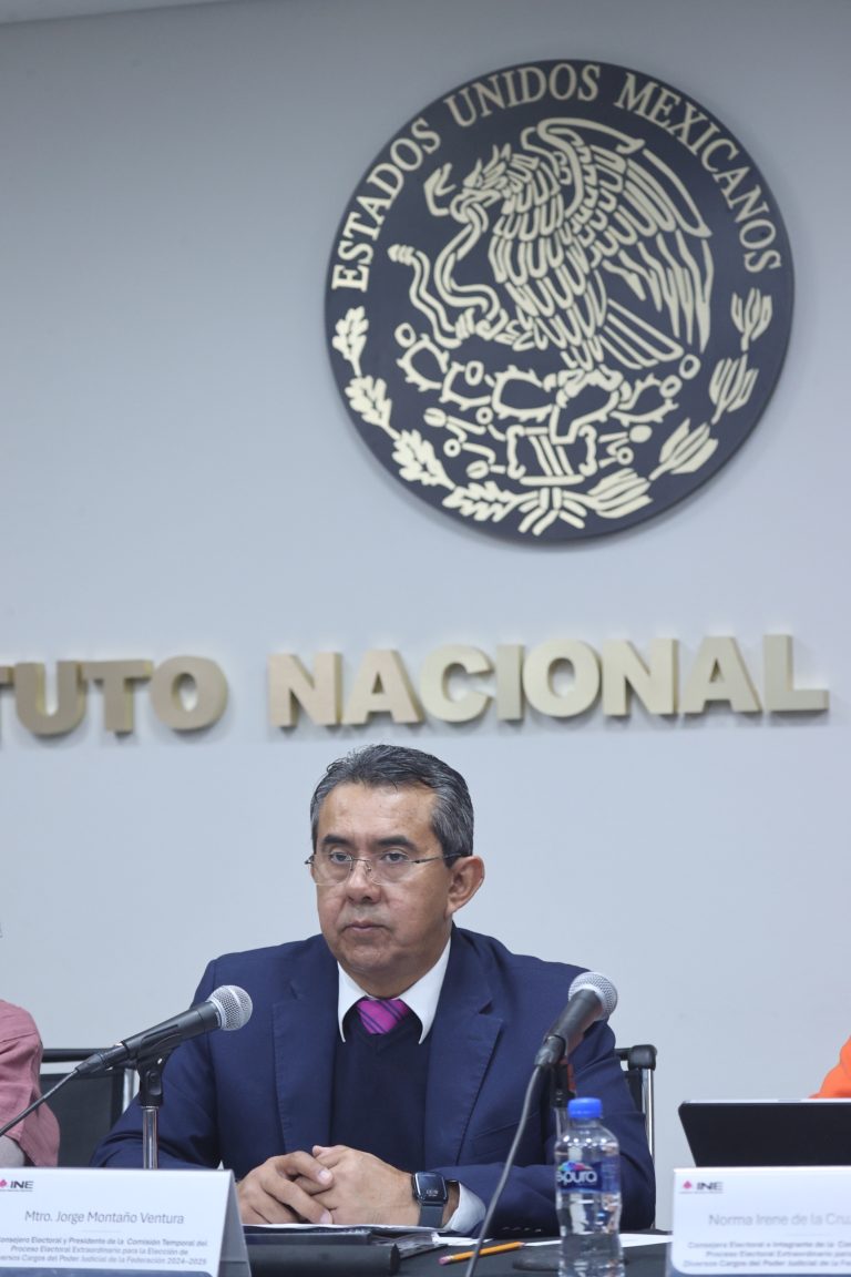 Jorge Montaño Ventura, Consejero Electoral y Presidente de la Comisión Temporal del Proceso Electoral Extraordinario del Poder Judicial de la Federación 2024-2025.