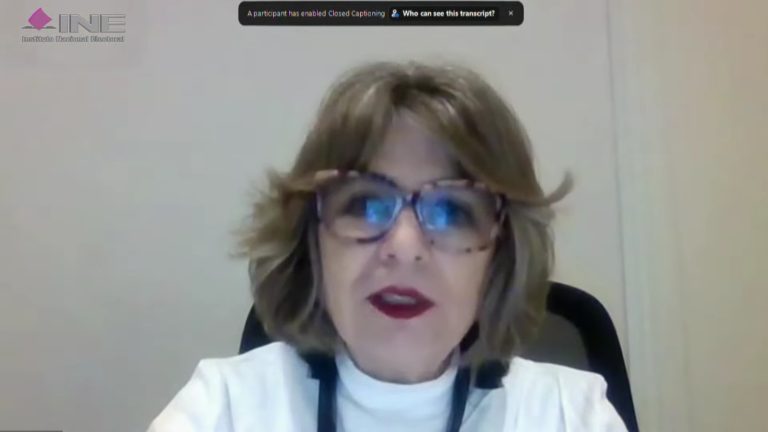 María Elena Cornejo Esparza, Directora Ejecutiva de Capacitación Electoral y Educación Cívica.