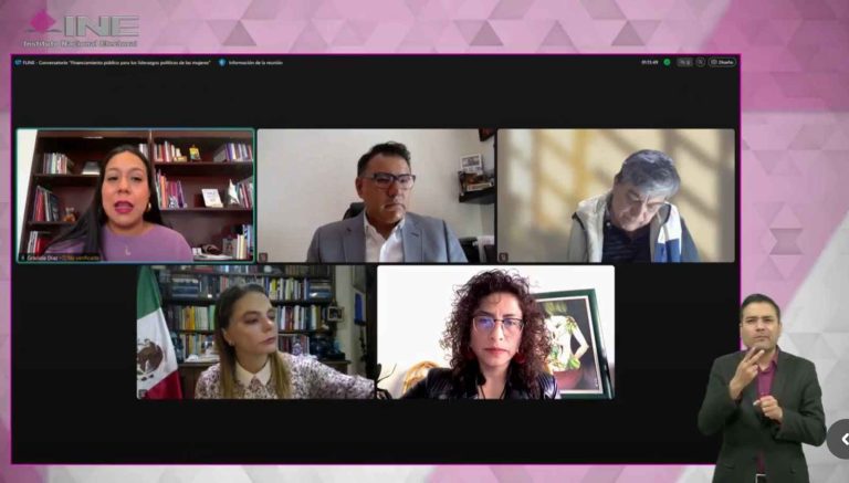 Conversatorio “Financiamiento público para los liderazgos político de las mujeres”.