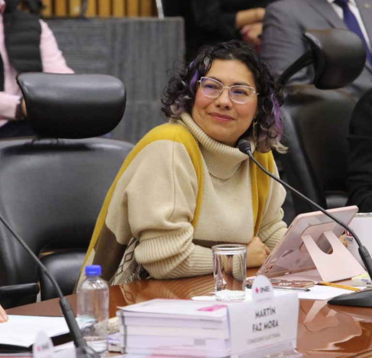 Rita Bell López Vences, Consejera Electoral. (Heriberto Pérez fotógrafo INE).
