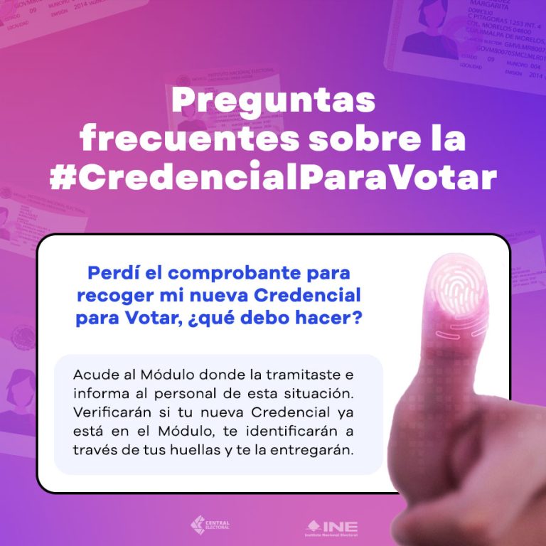 Preguntas frecuentes sobre la Credencial para Votar 9
