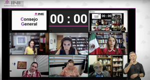 Sesión virtual del Consejo General del INE, junio 9