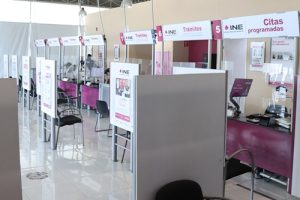 se muestran las ventanillas de atención en un módulo
