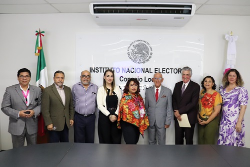 Integrantes del Consejo Local del INE en Aguascalientes