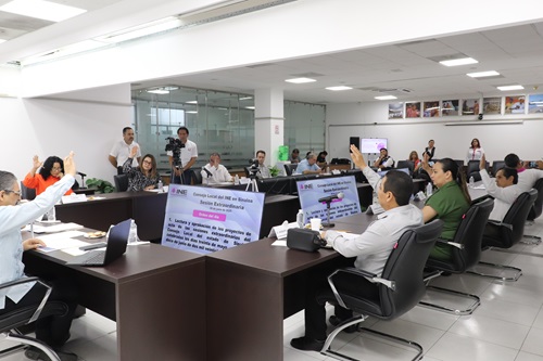 Sesión del Consejo Local del INE en Sinaloa