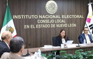 presidenta del Consejo Local del INE en Nuevo León, Olga Alicia Castro Ramírez.