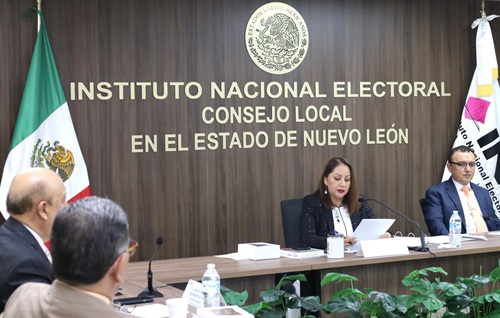 presidenta del Consejo Local del INE en Nuevo León, Olga Alicia Castro Ramírez.