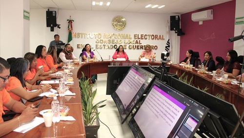 Capacitación del INE en Guerrero en materia de VPMRG