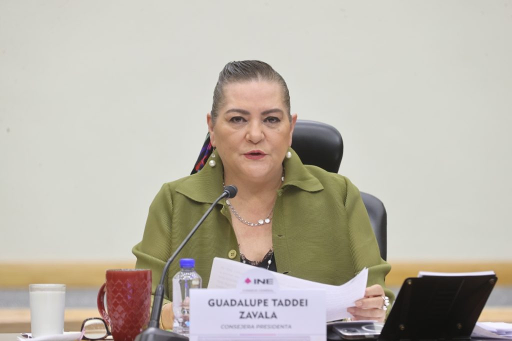 Guadalupe Taddei Zavala, Consejera Presidenta.