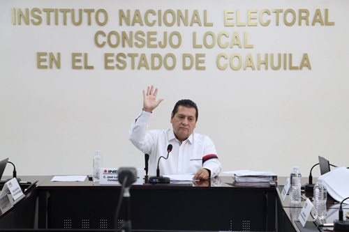 Presidente del Consejo Local del INE, José Luis Vázquez López.