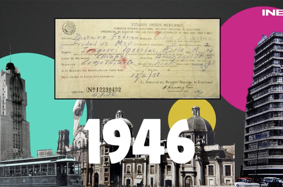 Imagen de un documento de votación de 1946
