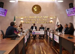 Sesión del Consejo Local del INE Zacatecas