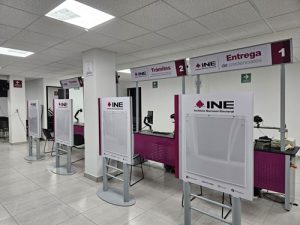 Módulo de Atención Ciudadana del INE en Lázaro Cardenas, Michoacán