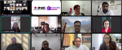 Sesión virtual del Consejo Local del INE en Quintana Roo