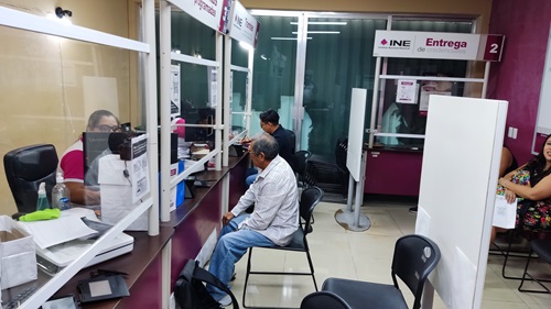 Módulo de Atención del INE Quintana Roo