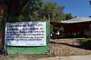 Fachada de lugar donde se llevó a cabo asamblea estatal