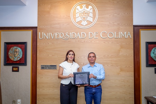 Vocal Ejecutiva del INE en Colima y rector de la Universidad del estado
