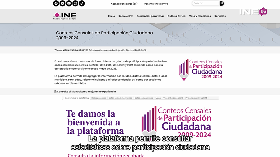 Plataforma de Conteos Censales y Participación Ciudadana