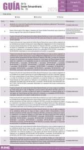 Guía de la Sesión del Consejo General