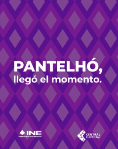 Pantalla para video de la Elección en Pantelhó