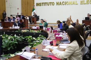 Sesión del Consejo General del INE