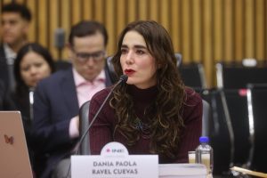 Dania Ravel Cuevas, Consejera Electoral en su participación en la sesión.