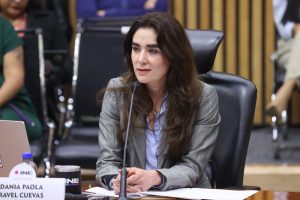 Dania Ravel Cuevas, Consejera Electoral en su participación en la sesión.