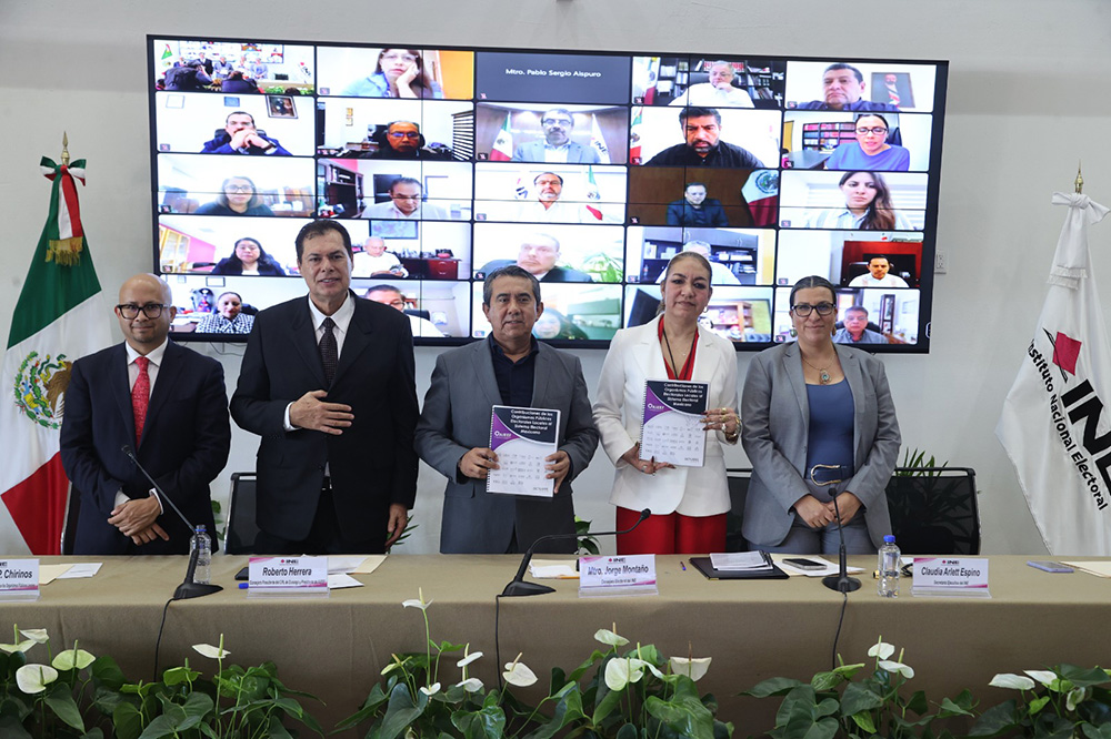 Reunión INE-AIEEF, para la recepción de su propuesta para la Reforma Electoral