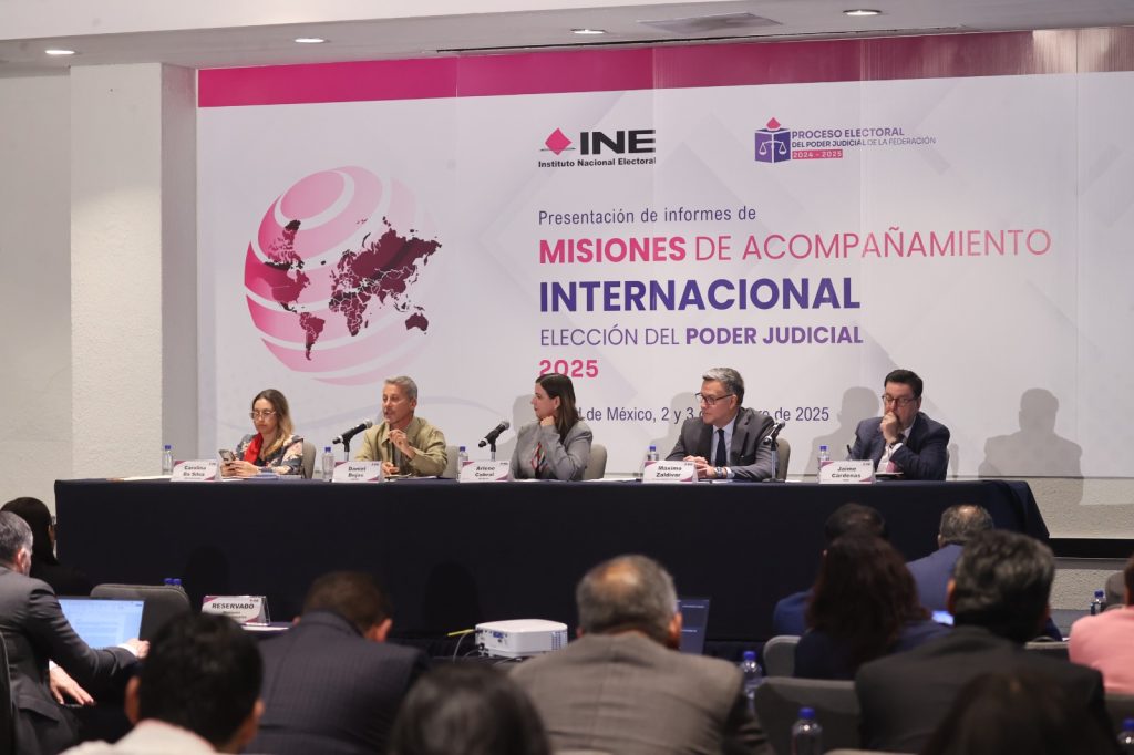 Panel del informe de la misión de acompañamiento internacional