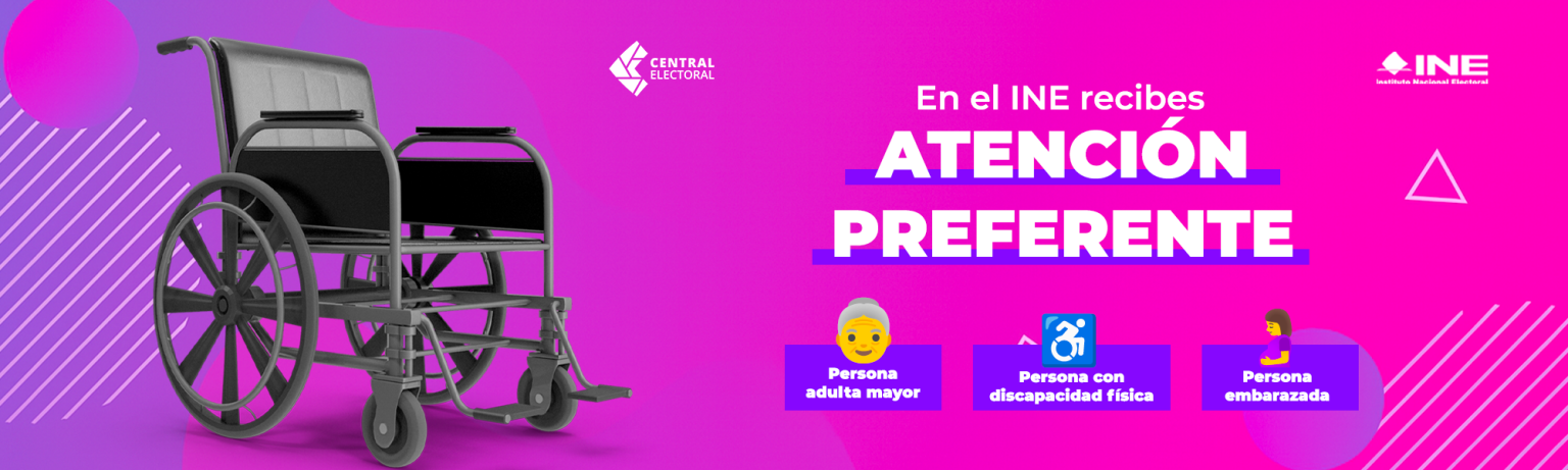 Portada con silla de ruedas con el título Atención Preferente