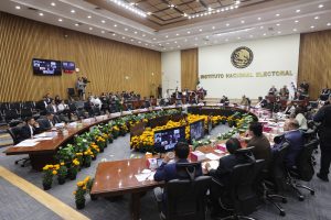 Sesión del Consejo General del INE