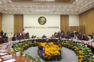 Sesión del Consejo General del INE