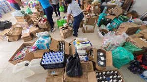 Instituto Nacional Electoral reune y entrega víveres para personas damnificadas en Veracruz