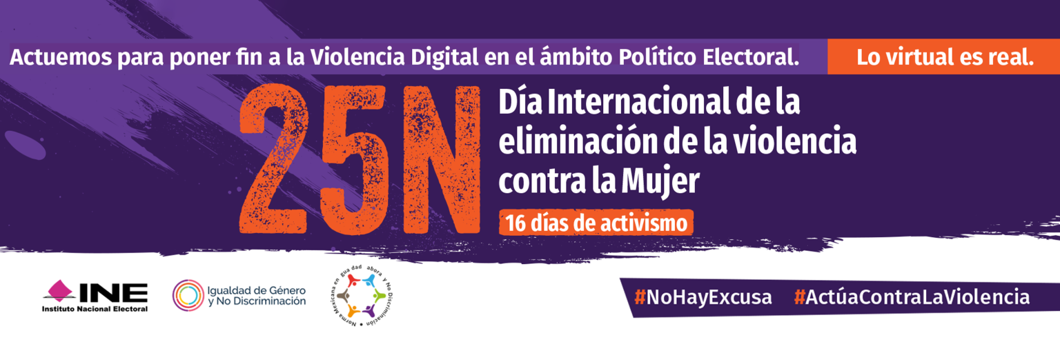 25N Día Internacional de la eliminación de la violencia contra las mujeres