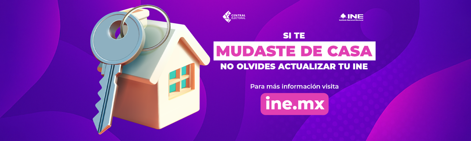 Imagen de casa con unas llaves, para actualizar la INE por cambio de domicilio