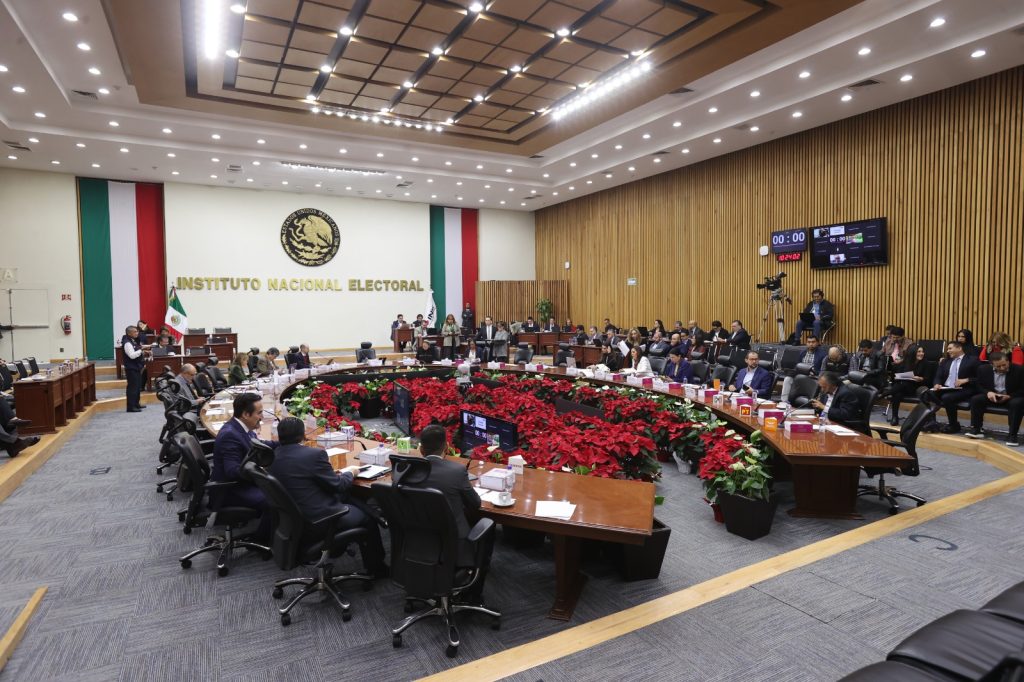 Sesión del Consejo General del INE