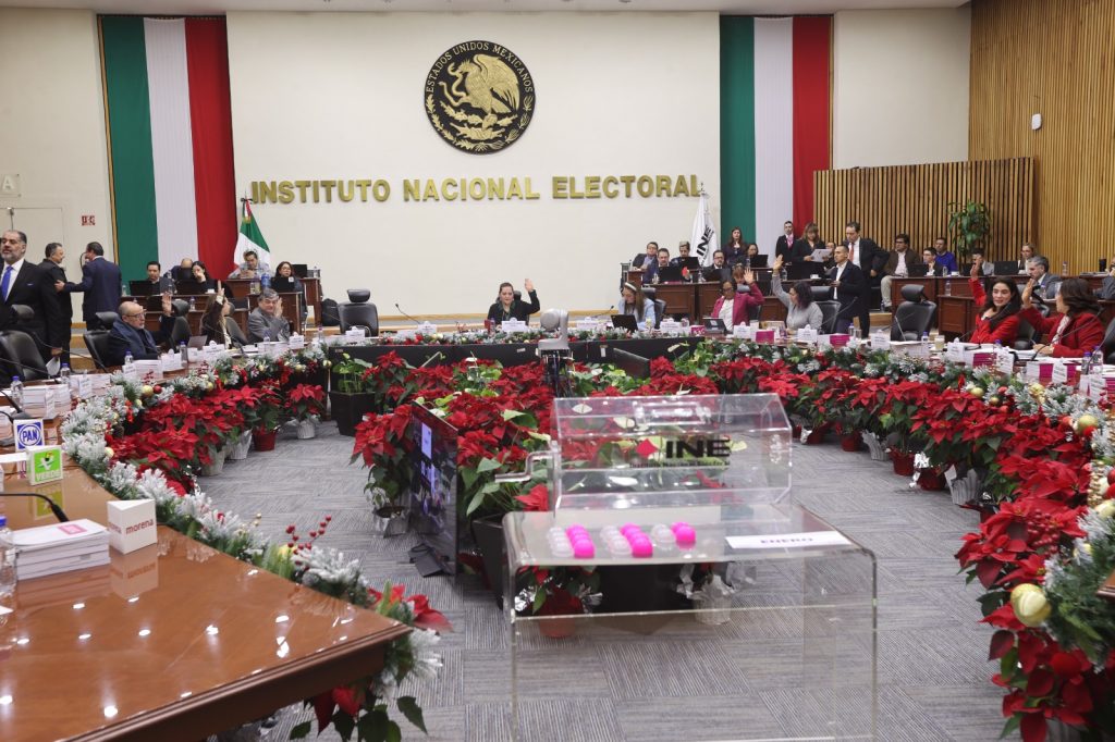 Sesión del Consejo General del INE