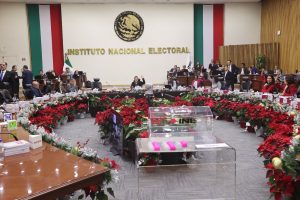 Sesión del Consejo General del INE