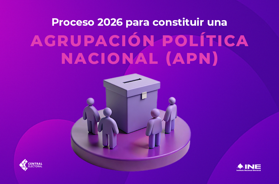 Proceso 2026 para constituir una Agrupación Política Nacional