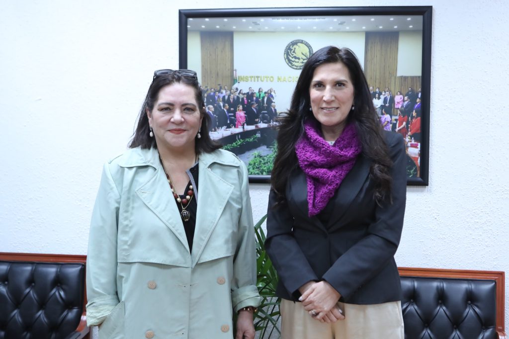Reunión de Guadalupe Taddei y Kenia López Rabadán