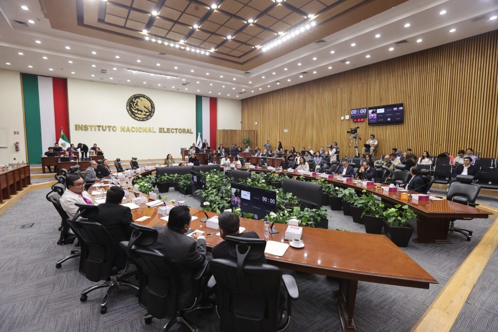 Sesión del Consejo General del INE