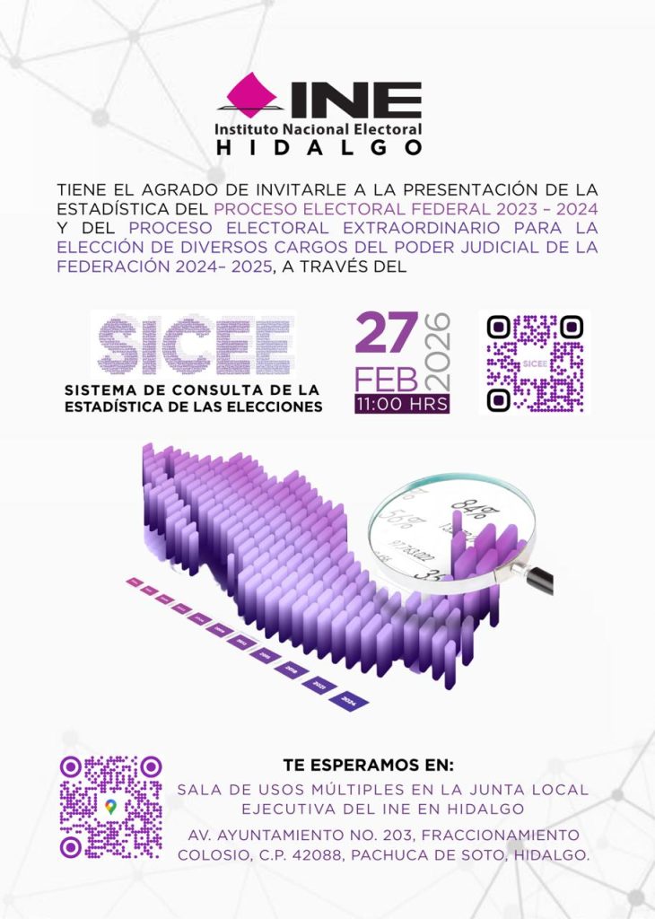 invitación para un evento en Hidalgo