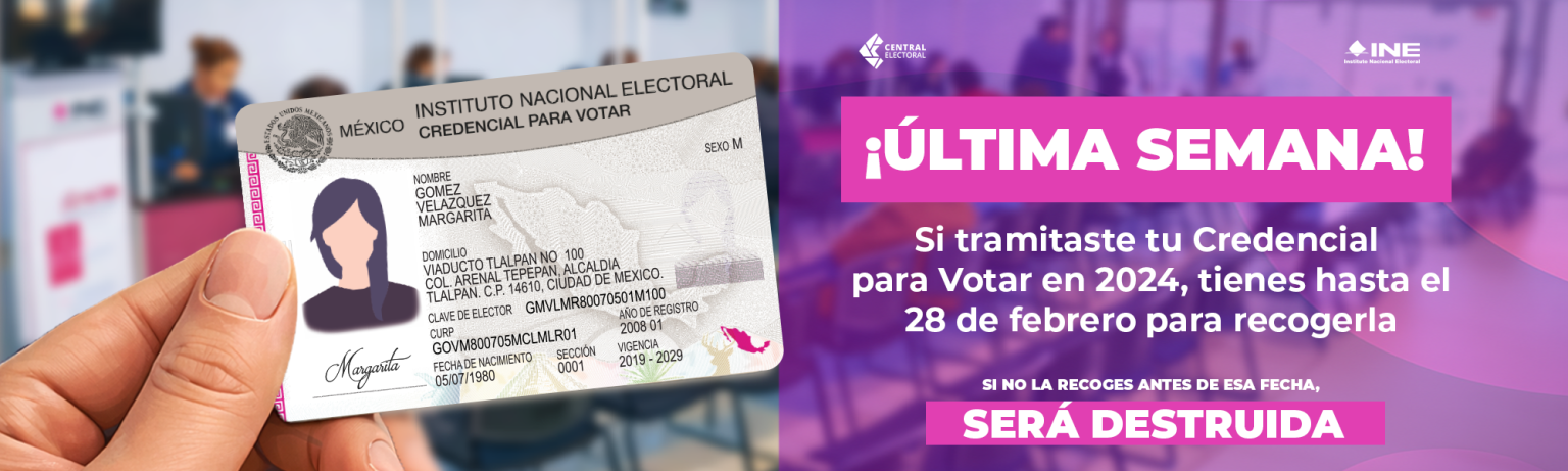 Banner de Credencial para Votar
