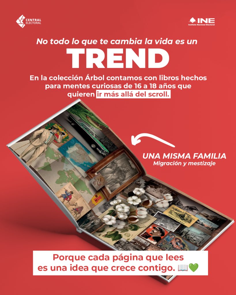 No todo lo que te cambia la vida es un TREND. En la colección Árbol contamos con libros hechos para mentes curiosas de 16 a 18 años.