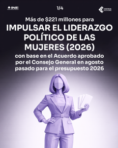 Más de $221 millones para impulsar el liderazgo político de las mujeres