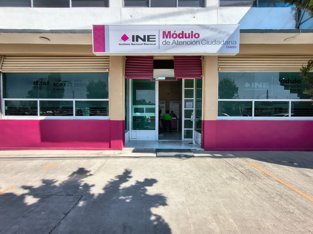 Módulo del INE en Edo México
