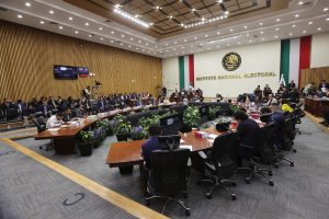 Sesión el Consejo General del INE